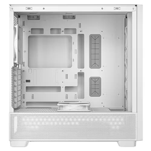 Antec FLUX ATX Mid Tower White / Brown with Tempered Glass Side Panel and USB 3.2 Gen 2 Type-C, USB 3.2 Gen 1 Type-A image