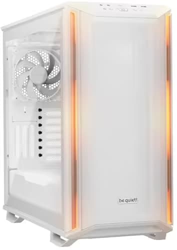 be quiet! Dark Base 701 ATX Mid Tower White Tempered Glass Side Panel main image