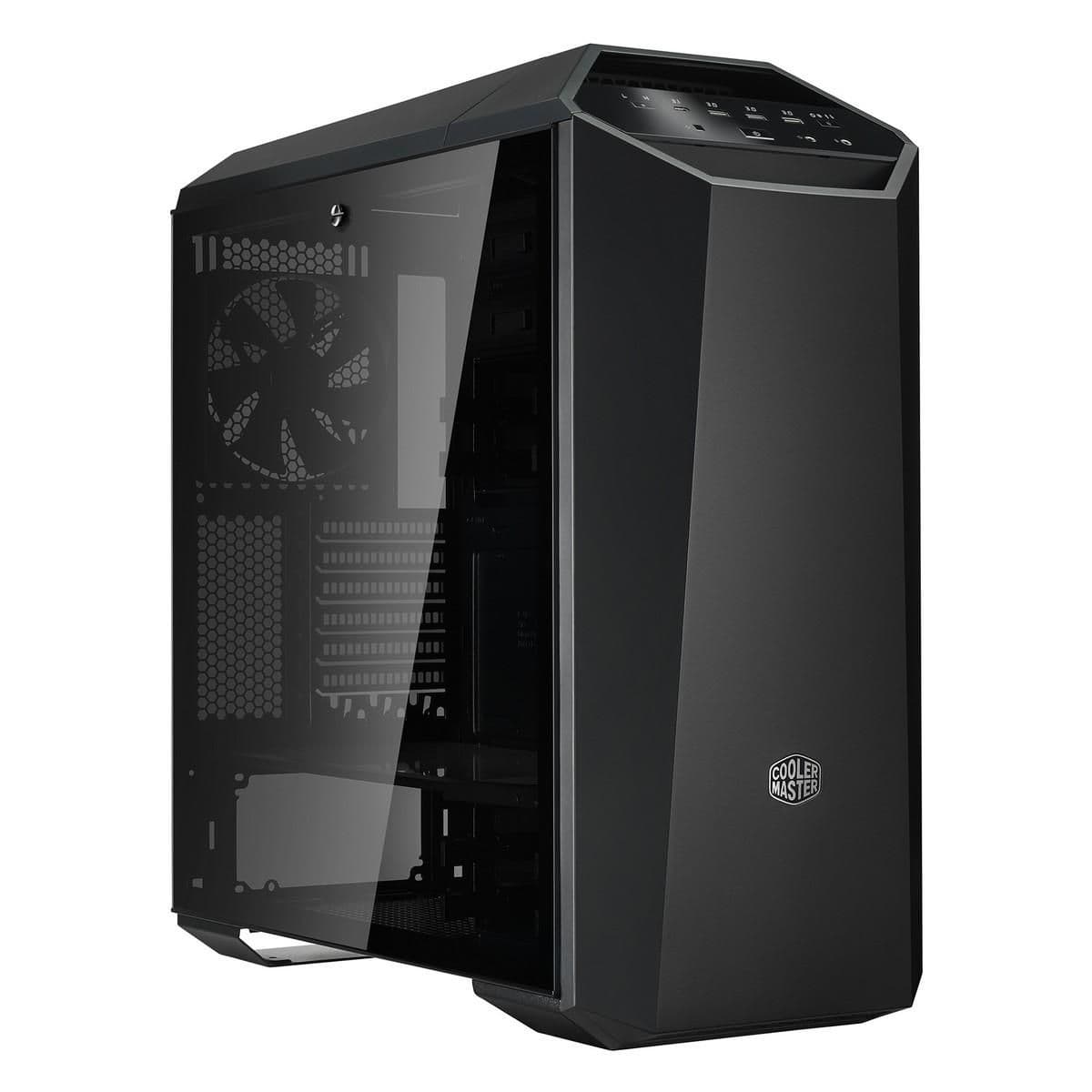 Cooler Master MasterCase MC500M ATX Mid Tower Black with Tempered Glass Side Panel and USB 3.2 Gen 1 Type-A Front Panel main image