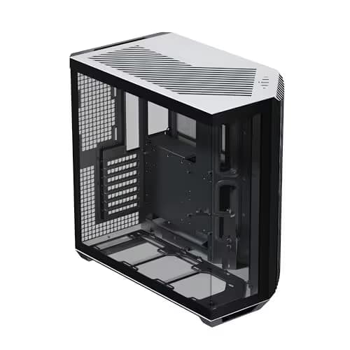 APNX V1 ATX Mid Tower Black / White with Tempered Glass Side Panel and USB 3.2 Gen 2x2 Type-C USB 3.2 Gen 1 Type-A image