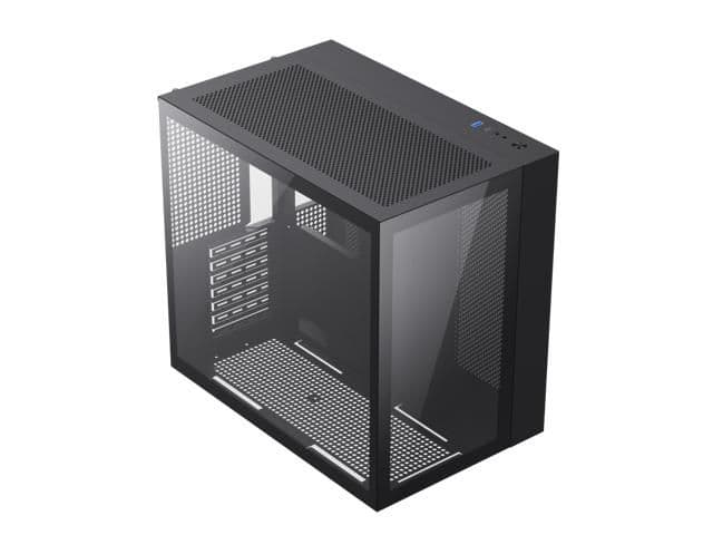 GameMax Infinity ATX Mid Tower Black Tempered Glass Side Panel image