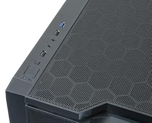 Chieftec CI-01B-OP Micro ATX Desktop Black with USB 3.2 Gen 1 Type-A USB 2.0 Type-A image