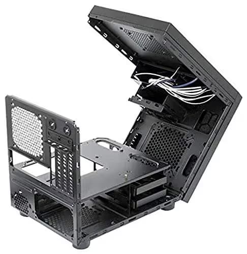 Chieftec CI-01B-OP Micro ATX Desktop Black with USB 3.2 Gen 1 Type-A USB 2.0 Type-A image