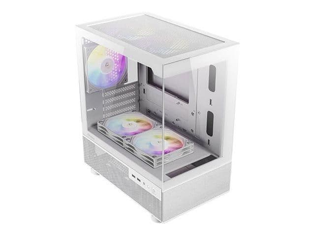 Antec CX200M RGB ELITE ATX Mid Tower White with Tempered Glass Side Panel and USB 3.2 Gen 1 Type-A Front Panel image