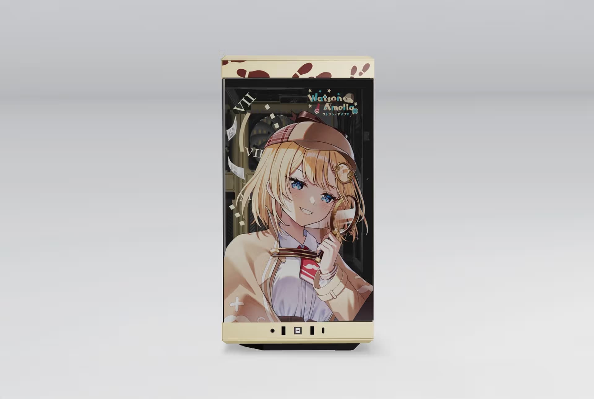 HYTE Watson Amelia Y40 ATX Mid Tower Gold / Black with Tempered Glass Side Panel and USB 3.2 Gen 2 Type-C, USB 3.2 Gen 1 Type-A image