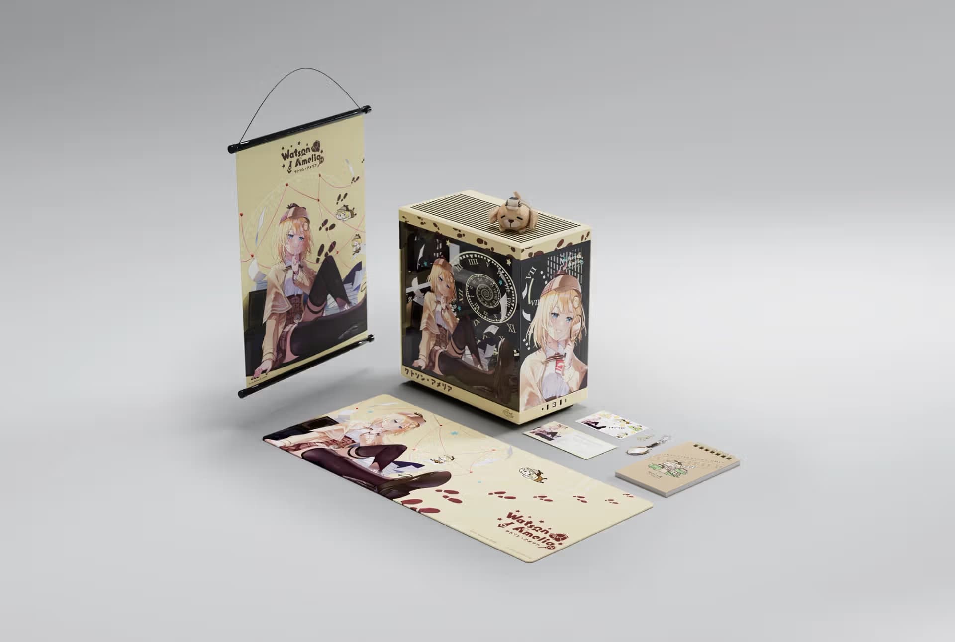 HYTE Watson Amelia Y40 ATX Mid Tower Gold / Black with Tempered Glass Side Panel and USB 3.2 Gen 2 Type-C, USB 3.2 Gen 1 Type-A image