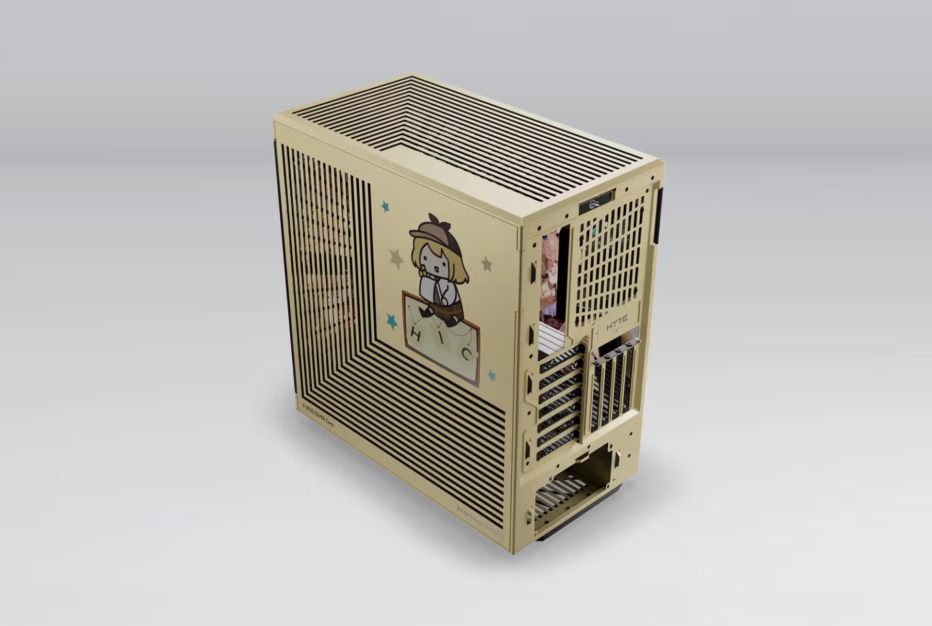 HYTE Watson Amelia Y40 ATX Mid Tower Gold / Black with Tempered Glass Side Panel and USB 3.2 Gen 2 Type-C, USB 3.2 Gen 1 Type-A image