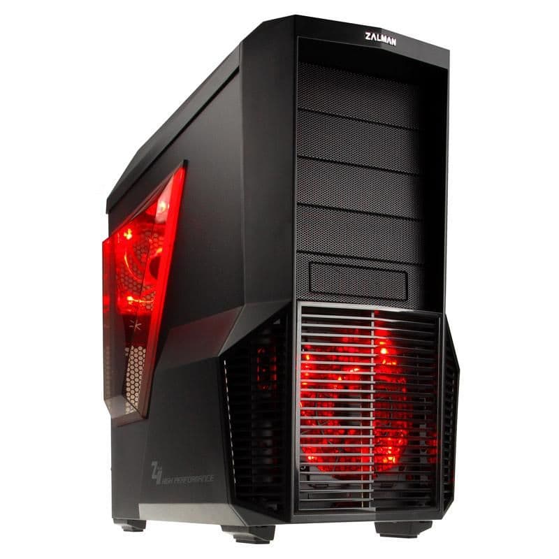 Zalman Z11 Plus HF1 ATX Mid Tower Black Acrylic Side Panel, Front USB 3.2 Gen 1 & 2.0 image