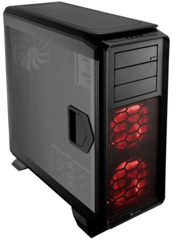 Corsair Graphite Series 760T ATX Full Tower Black / Red Acrylic Side Panel image