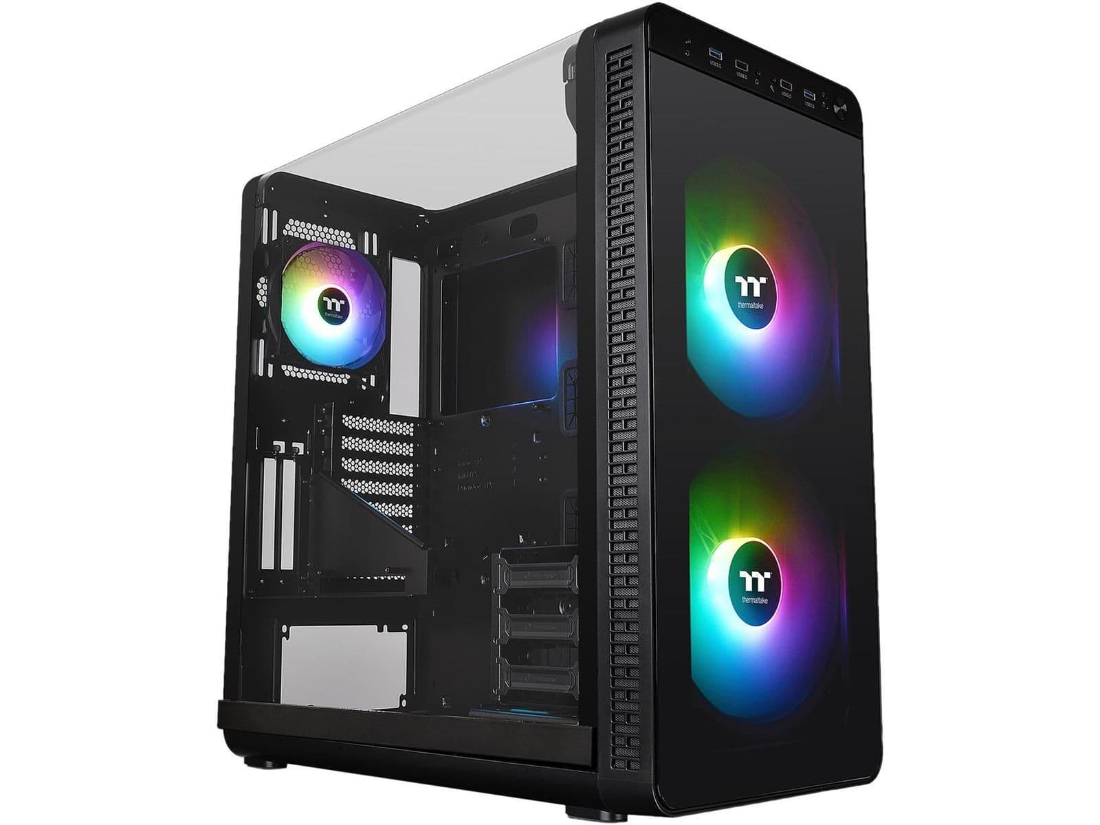 Thermaltake View 37 ATX Mid Tower Black with Acrylic Side Panel and USB 3.2 Gen 1 Type-A / USB 2.0 Type-A Front Panel main image