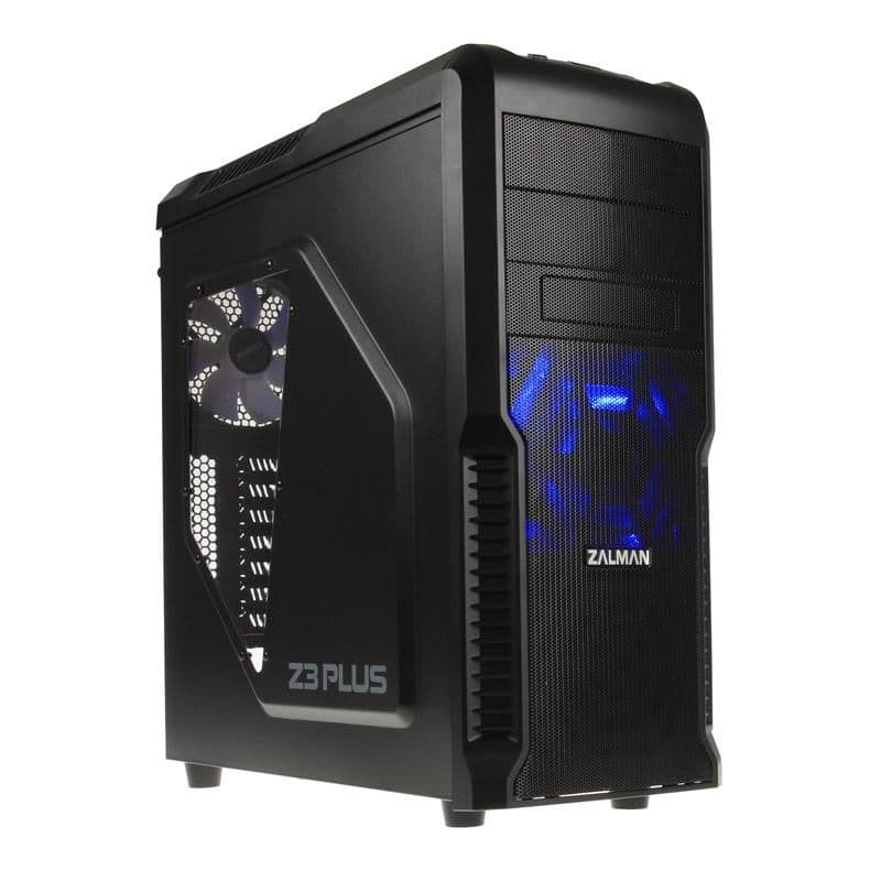Zalman Z3 Plus ATX Mid Tower Black Acrylic Side Panel main image
