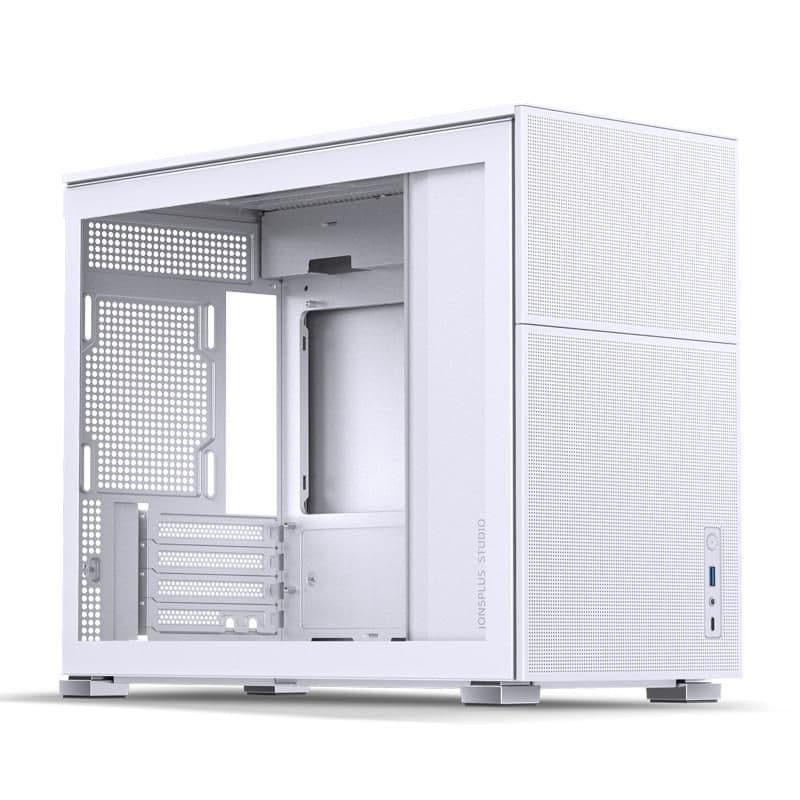 Jonsbo D31 MESH Micro ATX Mini Tower White Tempered Glass image
