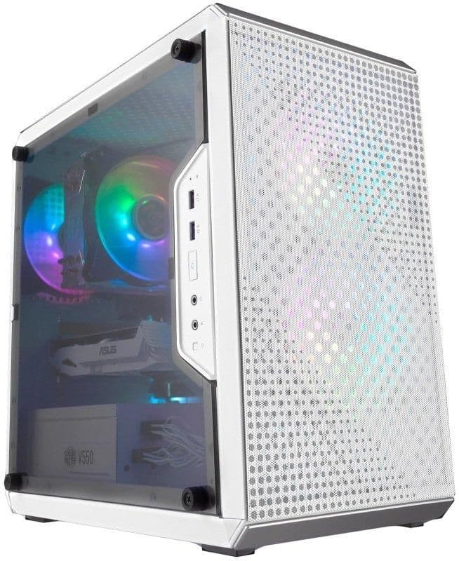 Cooler Master MasterBox Q300L White Micro ATX Tower Acrylic Side Panel image