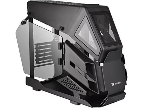 Thermaltake AH T200 Micro ATX Mid Tower Black Tempered Glass Side Panel with USB 3.2 Gen 2 Type-C and USB 3.2 Gen 1 Type-A main image
