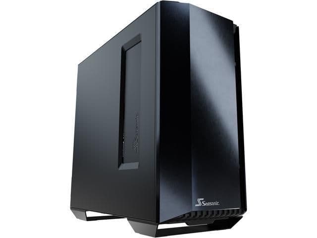 SeaSonic SYNCRO Q704 ATX Mid Tower Black Tempered Glass Side Panel, USB 3.2 Gen 2 Type-C, USB 3.2 Gen 1 Type-A image