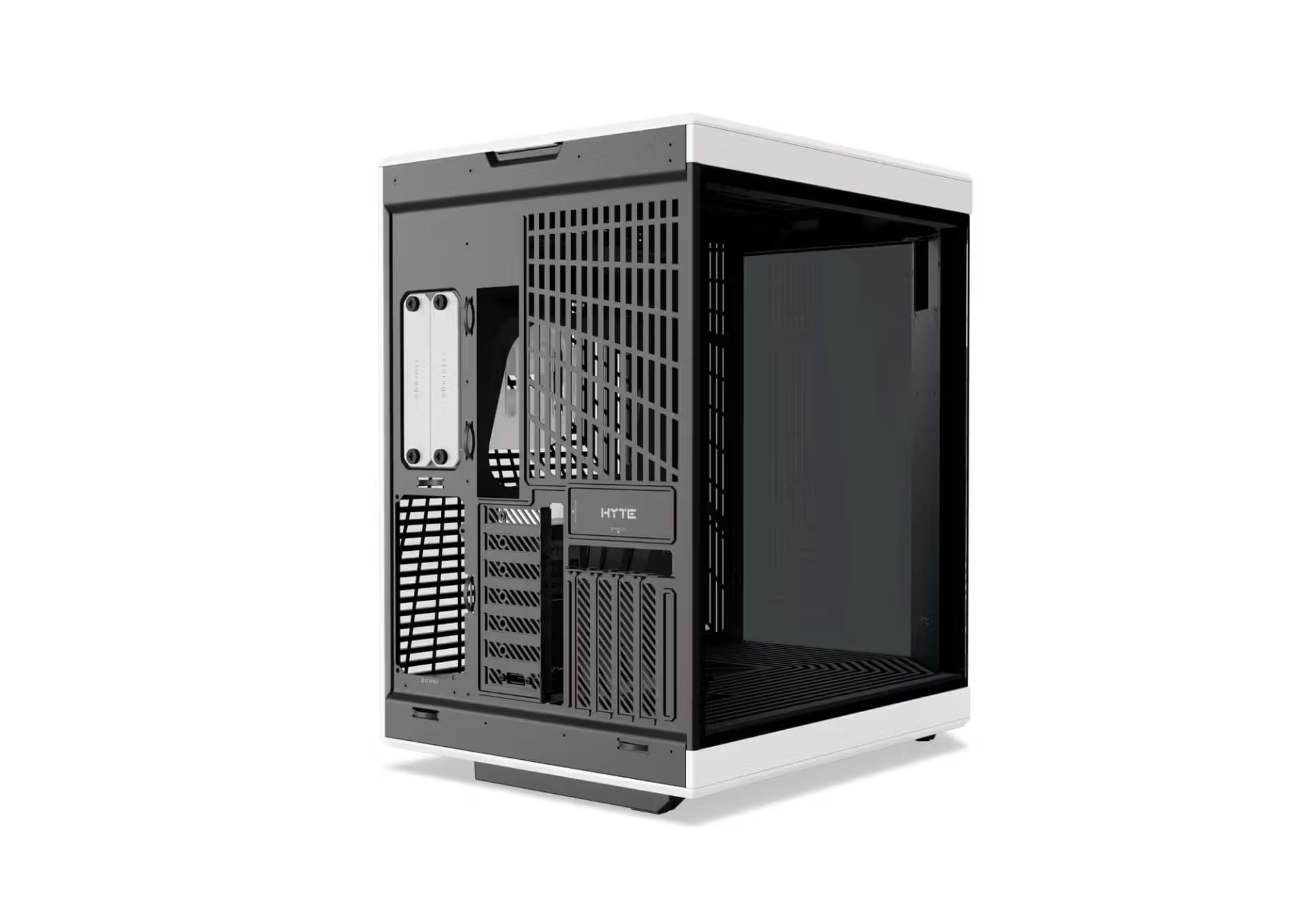 HYTE Y70 Touch ATX Mid Tower Black / White with Tempered Glass Side Panel and USB 3.2 Gen 2 Type-C USB 3.2 Gen 1 Type-A image