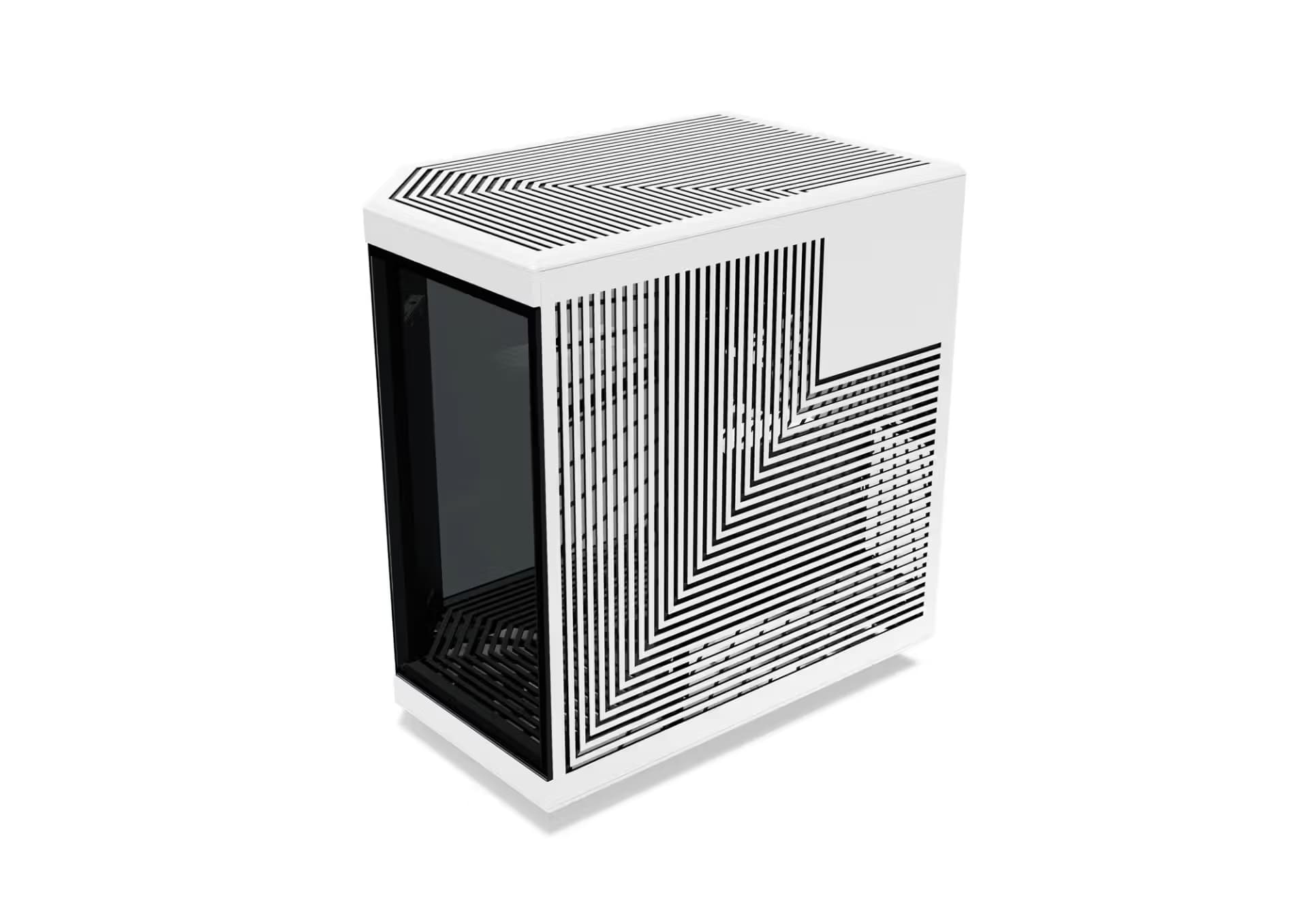 HYTE Y70 Touch ATX Mid Tower Black / White with Tempered Glass Side Panel and USB 3.2 Gen 2 Type-C USB 3.2 Gen 1 Type-A image