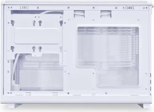 Lian Li A3-mATX Mini Tower White Wood with Tempered Glass Side Panel image