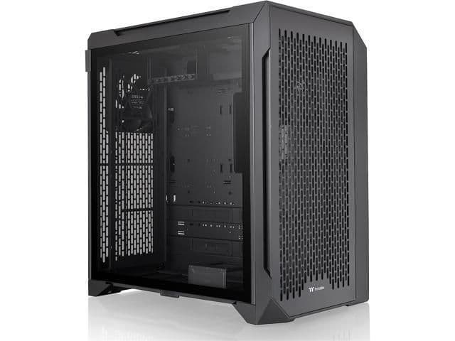 Thermaltake CTE C700 Air ATX Mid Tower Black Tempered Glass Side Panel, Front Panel: USB 3.2 Gen 2 Type-C USB 3.2 Gen 1 Type-A image