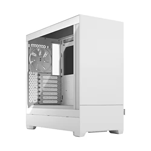 Fractal Design Pop Silent ATX Mid Tower White Tempered Glass Side Panel image