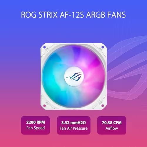 Asus ROG STRIX LC III ARGB Water 360mm ARGB 70.38 CFM White image