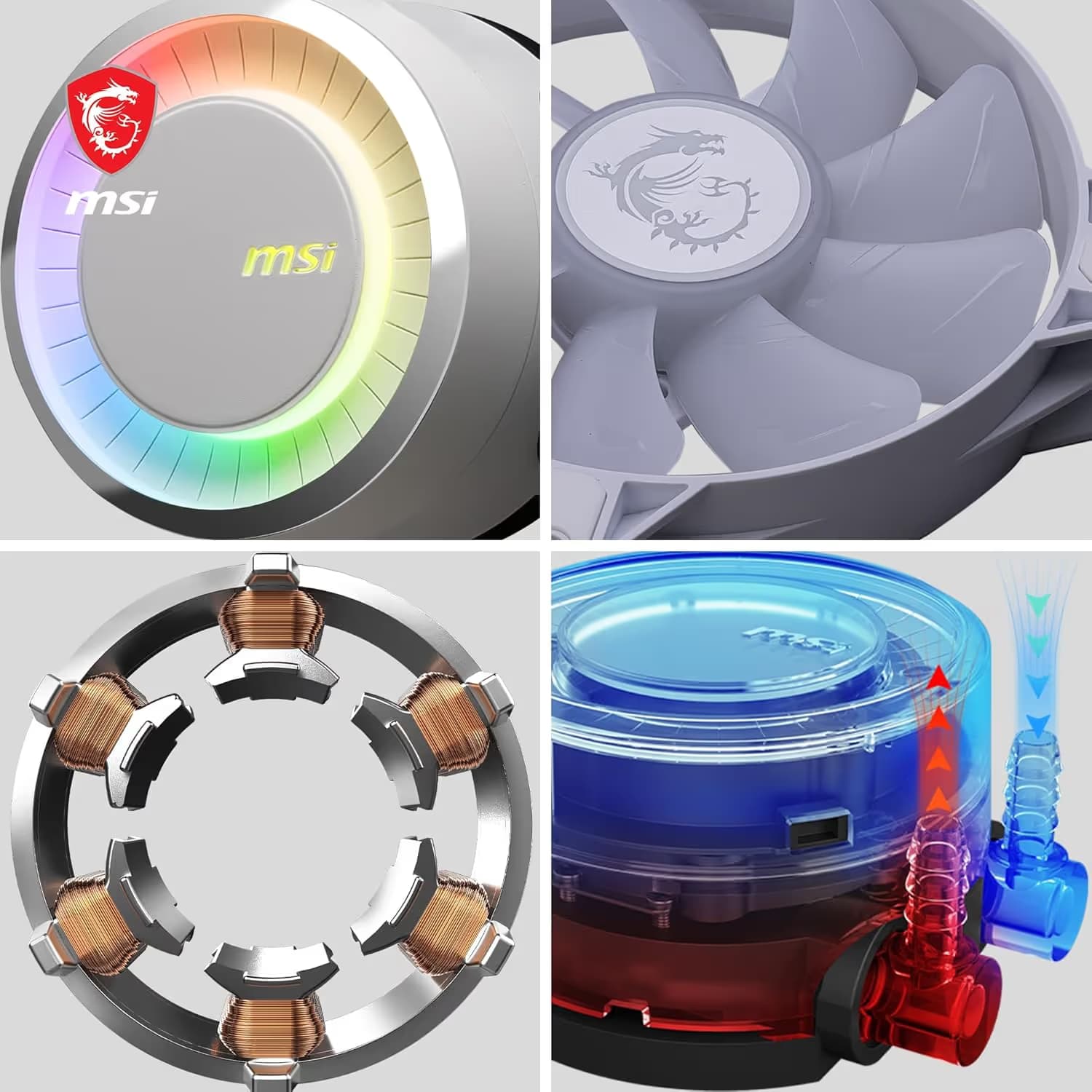 MSI MAG CORELIQUID E240 Water 240mm White image