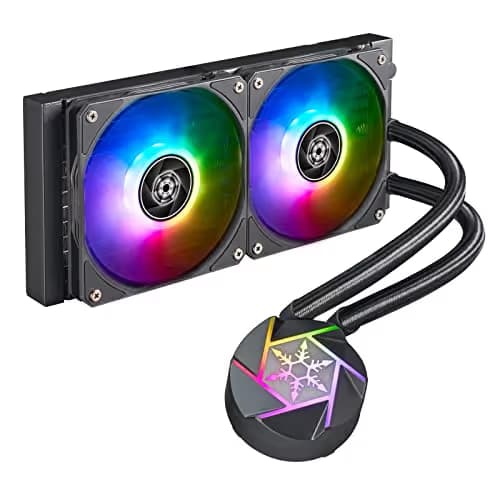 Silverstone VIDA Water 240mm SLIM 66.83 CFM Black image
