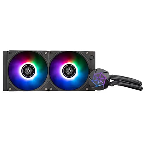 Silverstone VIDA Water 240mm SLIM 66.83 CFM Black image