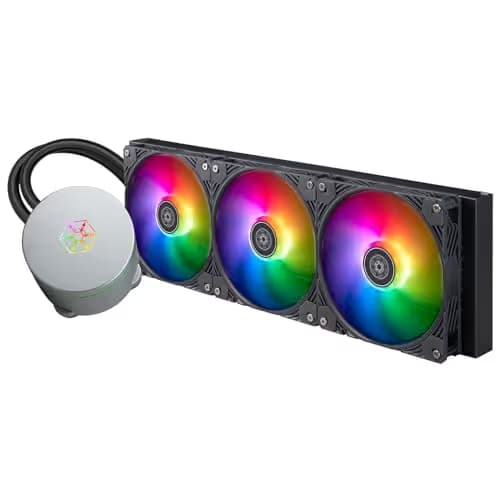 Silverstone IceMyst Water 420mm 93.29 CFM Silver / Black main image