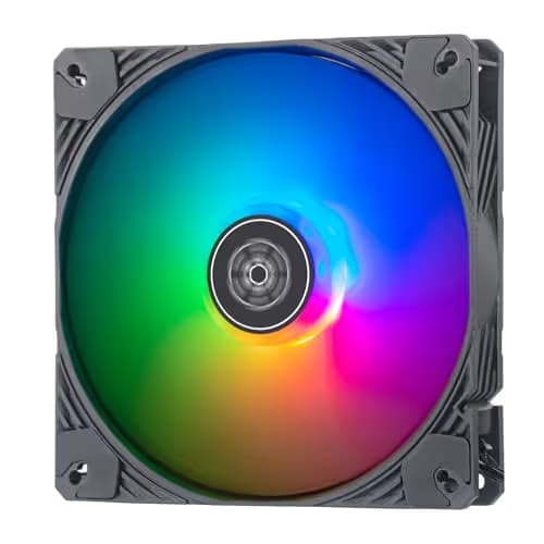 Silverstone IceMyst Water 420mm 93.29 CFM Silver / Black image