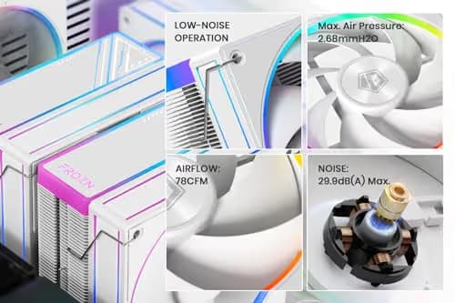 ID-COOLING FROZN A620 ARGB White image