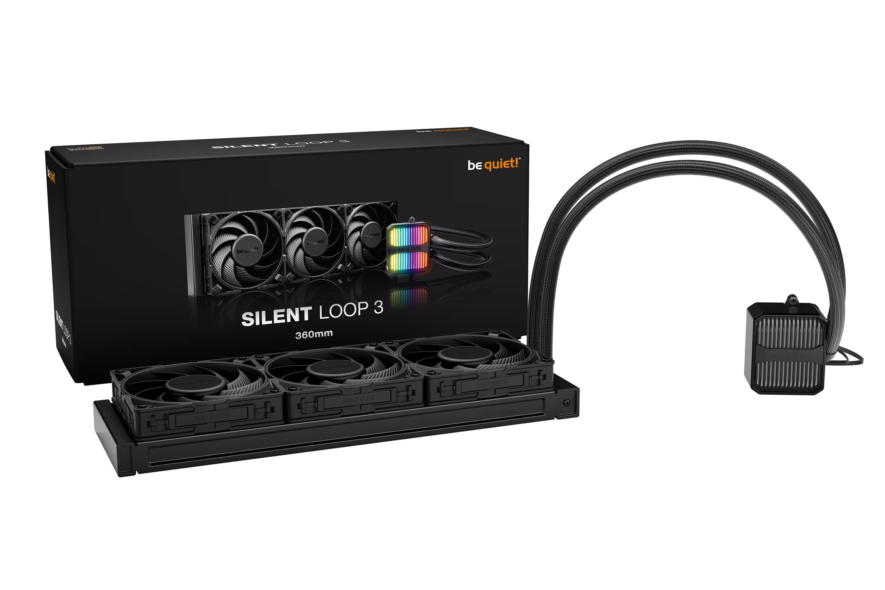 be quiet! Silent Loop 3 360mm CPU AIO Liquid Cooler Black image