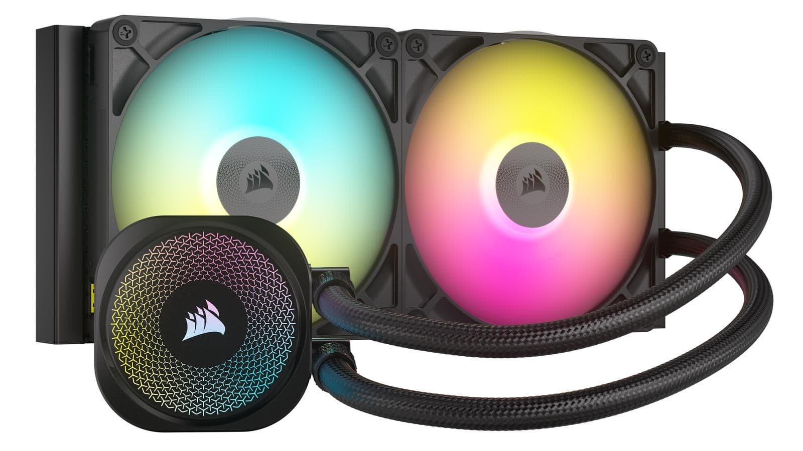Corsair iCUE LINK TITAN Water 280mm RX RGB Black main image