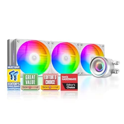 ID-COOLING FX360 INF 58 CFM Water 360mm White image