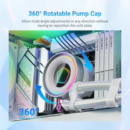 ID-COOLING FX360 INF 58 CFM Water 360mm White image