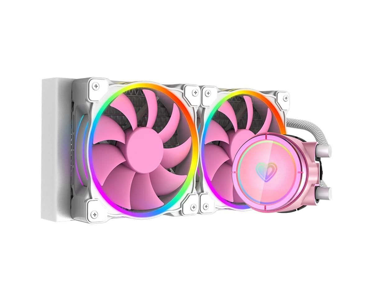 ID-COOLING PINKFLOW 240 V2 Water 240mm 55.2 CFM Pink image