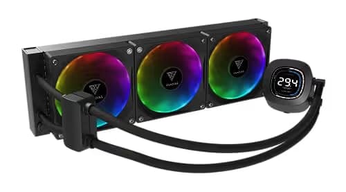 GAMDIAS CHIONE M4-360 Water 360mm 69.01 CFM Black image