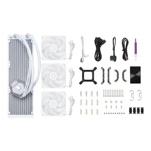 Cooler Master Masterliquid Atmos Water 360mm 70.7 CFM White image