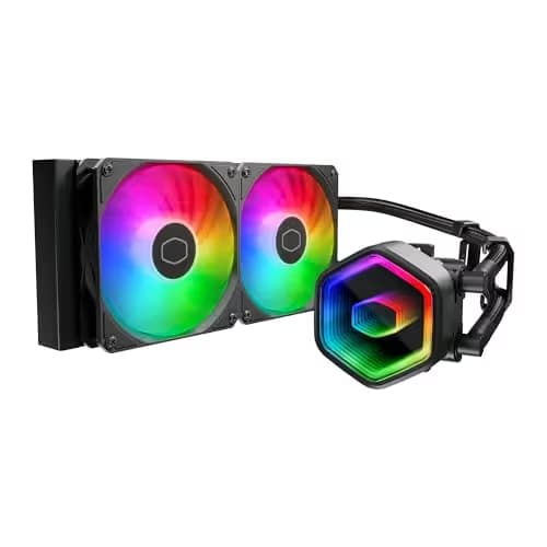 Cooler Master MasterLiquid 240 Core II 70.7 CFM Water 240mm 70.7 CFM Black image