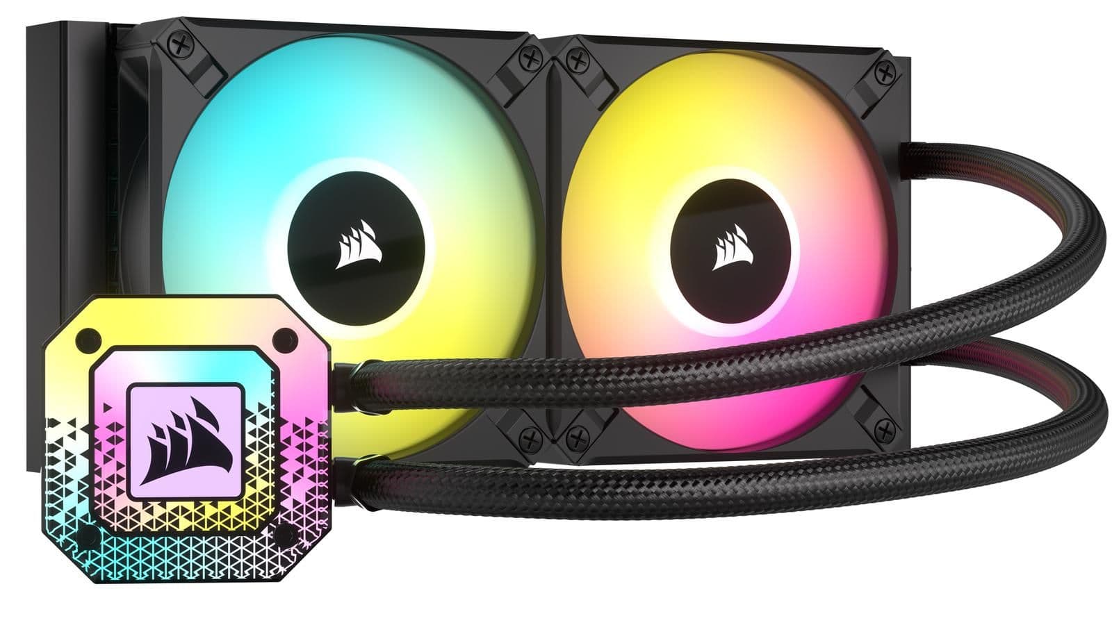 Corsair iCUE H100i ELITE CAPELLIX XT Water 240mm Black image