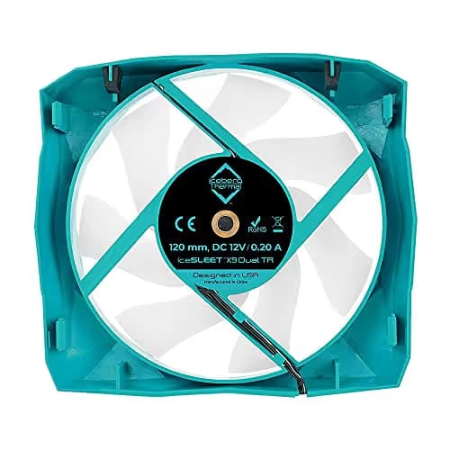 Iceberg Thermal IceSLEET X9 Dual TR Air 166mm Teal / Silver image