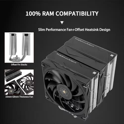 Thermalright Royal Knight 120 80.45 CFM Air 156mm Black image