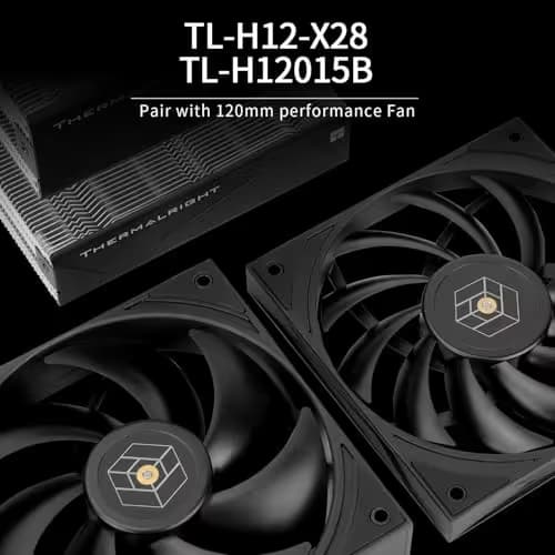 Thermalright Royal Knight 120 80.45 CFM Air 156mm Black image