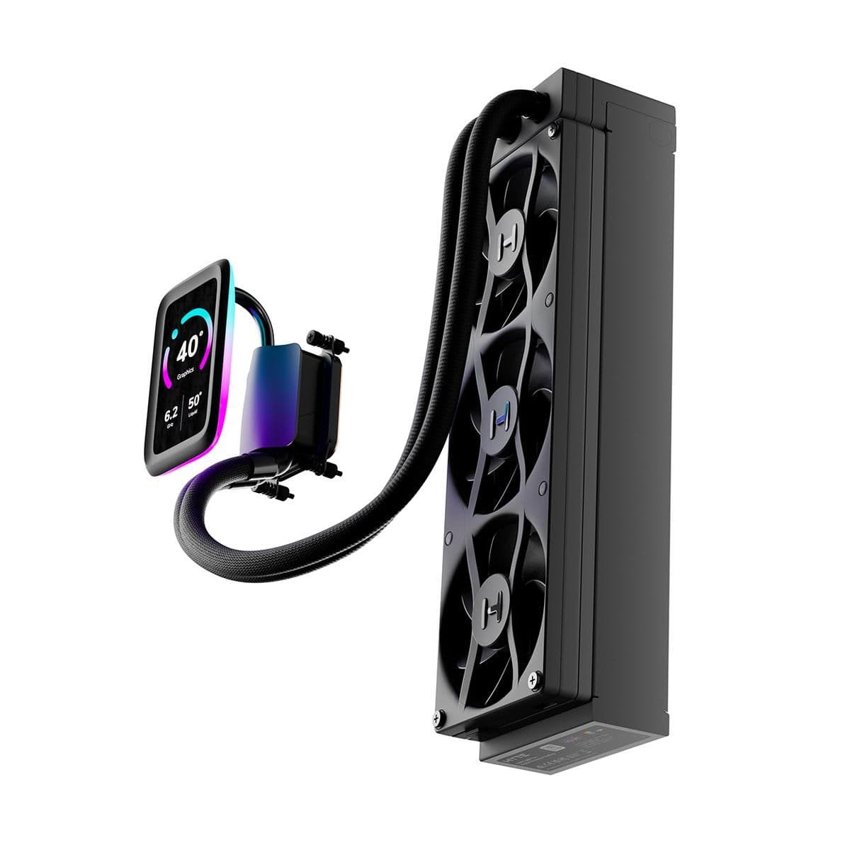 HYTE THICC Q80 Trio Water 360mm Black main image