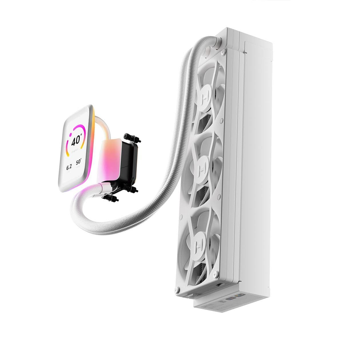 HYTE THICC Q80 Trio 105.8 CFM Water 360mm White main image