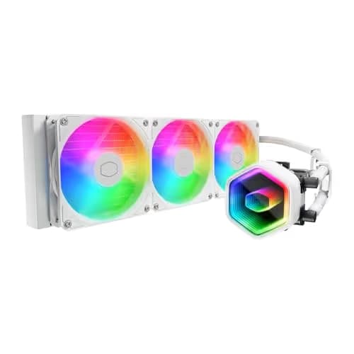 Cooler Master MasterLiquid 360 Core II Water 360mm 70.7 CFM White image