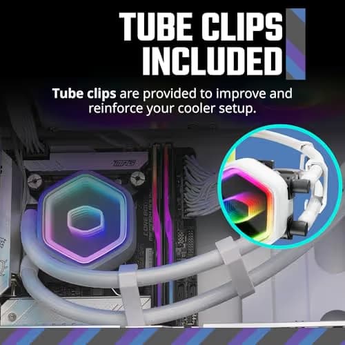 Cooler Master MasterLiquid 360 Core II Water 360mm 70.7 CFM White image