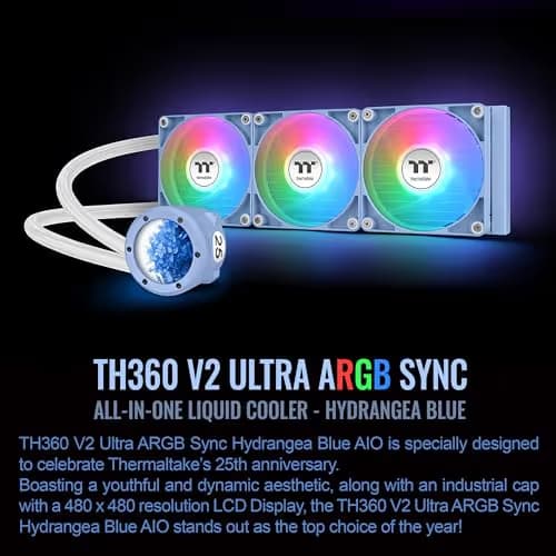 Thermaltake TH360 V2 Ultra ARGB Hydrangea Blue image