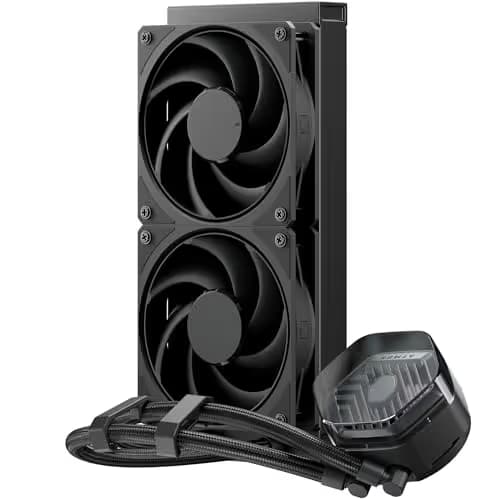 Cooler Master MasterLiquid 240 ATMOS Stealth Water 240mm 75.2 CFM Black image