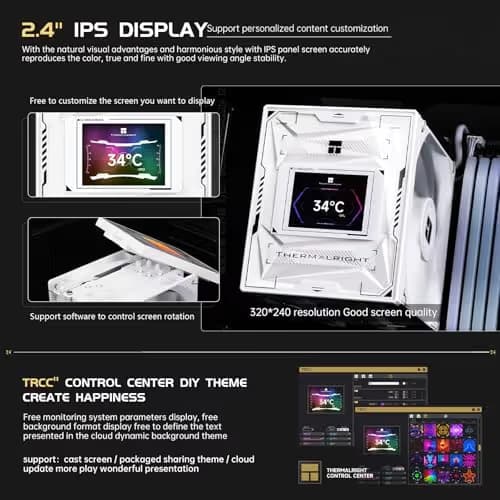 Thermalright Burst Assassin 120 Vision 66.17 CFM Air 156mm White image